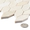 Andova Tiles SAMPLE Channing Elongated Hex 1 x 25 Marble Honeycomb Mosaic Wall  Floor Tile SAM-ANDCHA140 - alternate 3